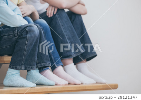 happy children which are sitting on the stairs happy children which are sitting on the stairs 29121347
