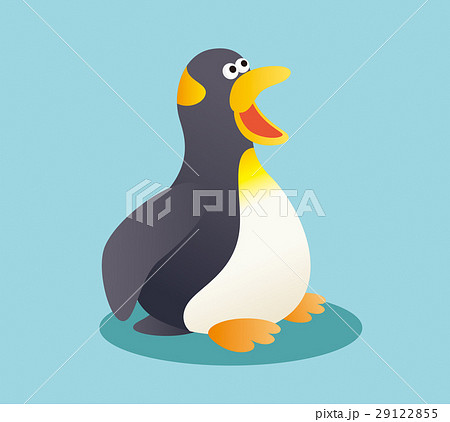 ペンギン 動物 動物キャラクター アニマルのイラスト素材