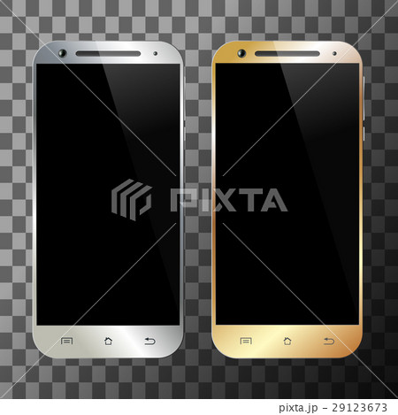 Smartphone silver gold Smartphone silver gold 29123673