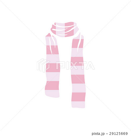 Stripped scarf icon, winter cold season logo Stripped scarf icon, winter cold season logo 29125669