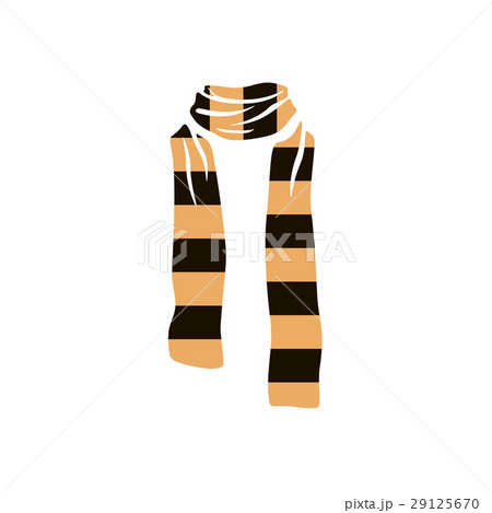 Stripped scarf icon, winter cold season logo Stripped scarf icon, winter cold season logo 29125670