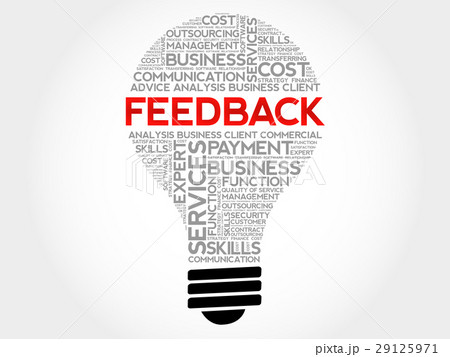 Feedback bulb word cloud 29125971