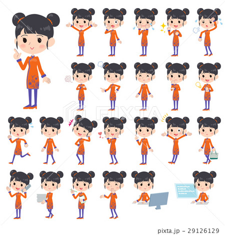 Chinese ethnic clothing woman Chinese ethnic clothing woman 29126129