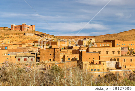 View of Boumalne Dades city, Morocco 29127609