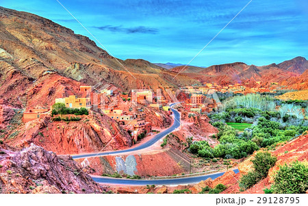Landscape of Dades Valley in the High Atlas Landscape of Dades Valley in the High Atlas 29128795