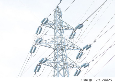 空 送電線 電線 高圧線 空 送電線 電線 高圧線 29128825