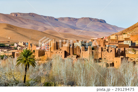 Traditional Kasbah fortress in Dades Valley in the Traditional Kasbah fortress in Dades Valley in the 29129475