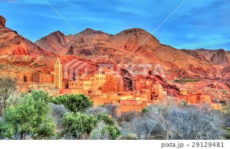 Traditional Kasbah fortress in Dades Valley in the 29129481