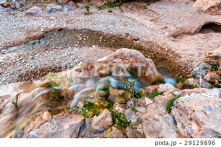 Waterfall at Ait Ibrirn in Dades Gorge valley 29129896