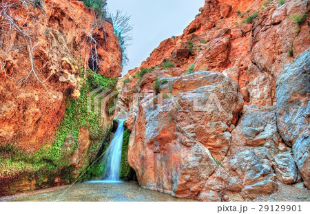 Waterfall at Ait Ibrirn in Dades Gorge valley 29129901