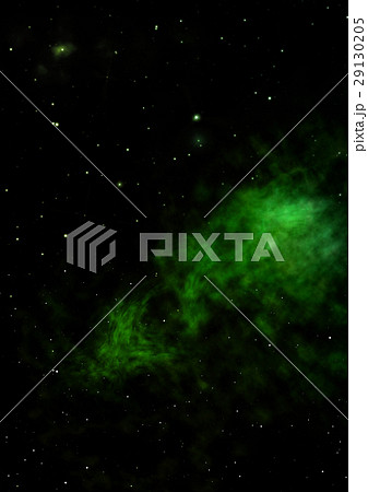 Star field in space and a nebulae. 3D rendering 29130205