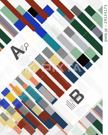 Abstract geometrical texture with infographic 29134173