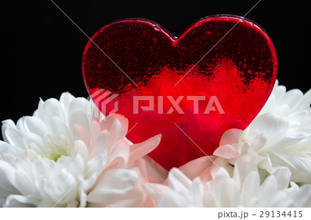 Beautiful red Heart shaped Candy Beautiful red Heart shaped Candy 29134415