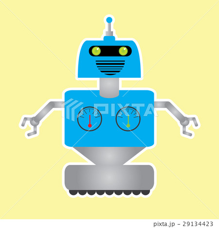 Isolated robot toy Isolated robot toy 29134423
