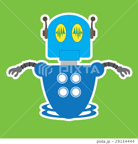 Isolated robot toy 29134444