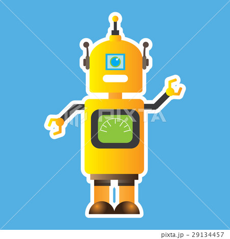 Isolated robot toy 29134457
