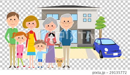 マイホームと三世代家族 29135772