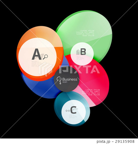 Geometrical abstract infographics banner template 29135908