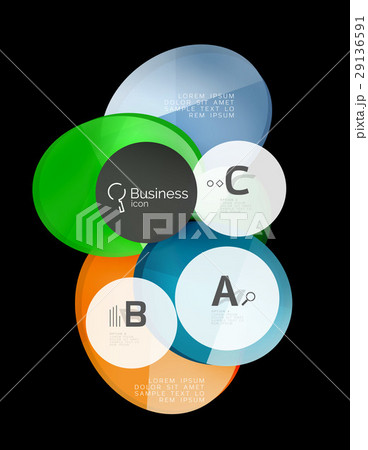 Geometrical abstract infographics banner template 29136591