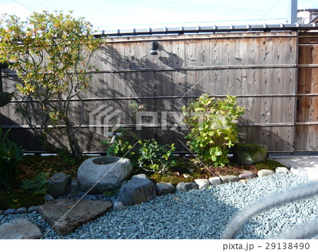 板塀　枯山水　和風庭園 29138490