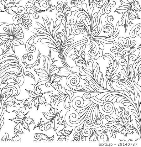 Decorative vintage flowers seamless pattern. Good Decorative vintage flowers seamless pattern. Good 29140737