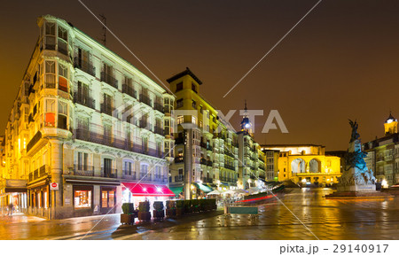 Night view of Virgen Blanca Square. Vitoria-Gasteiz, Spain Night view of Virgen Blanca Square. Vitoria-Gasteiz, Spain 29140917