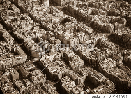 Residential area of Barcelona in Spain 29141591