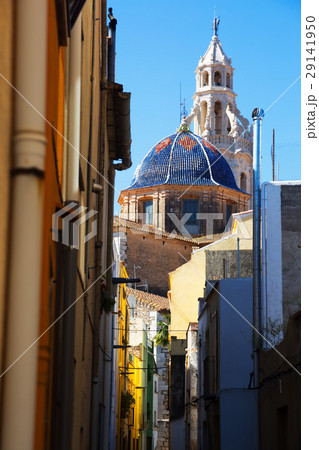 Summer view of Alcala De Xivert street Summer view of Alcala De Xivert street 29141950