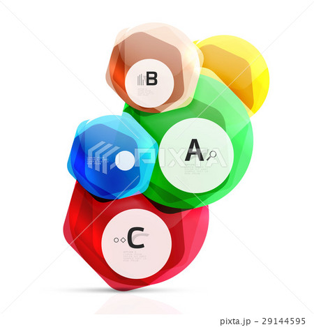 Glass modern geometrical hexagon abstract Glass modern geometrical hexagon abstract 29144595