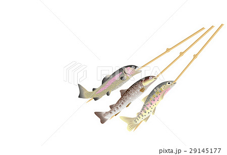 夏の風物詩渓流魚 29145177