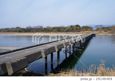 （徳島県）川島潜水橋 29146469