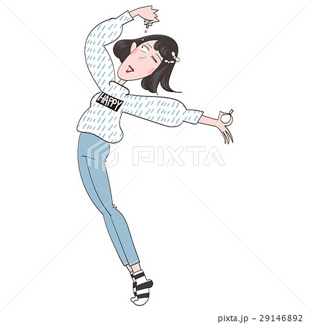 目薬をさす女性 目薬をさす女性 29146892