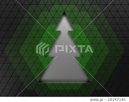 Christmas tree shape 29147195