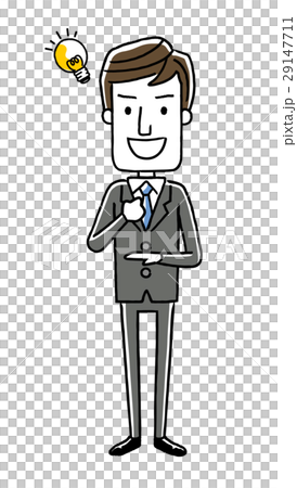 男商人：說服，想法，注意到 29147711