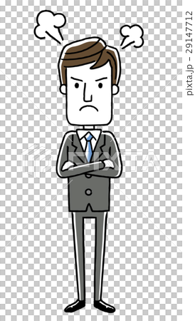 男商人：生氣，壓力 29147712