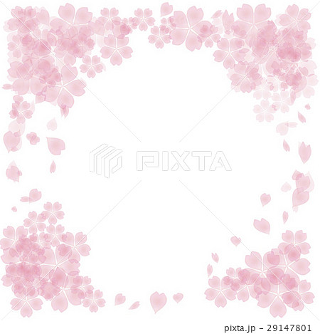 無料印刷可能桜 イラスト 背景透明 イラスト画像