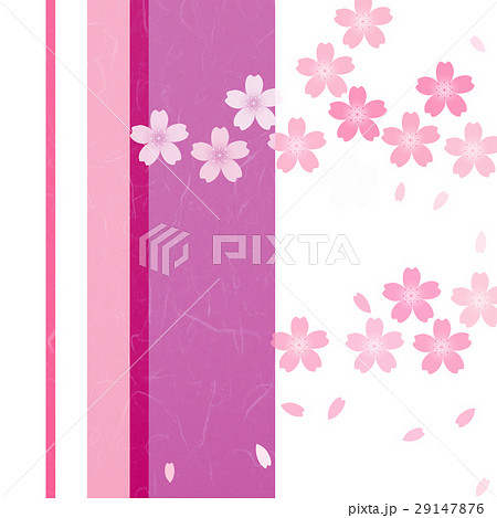 桜　和紙　和柄 29147876