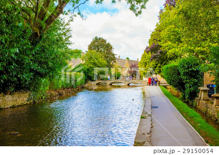 Canal in an English village Canal in an English village 29150054