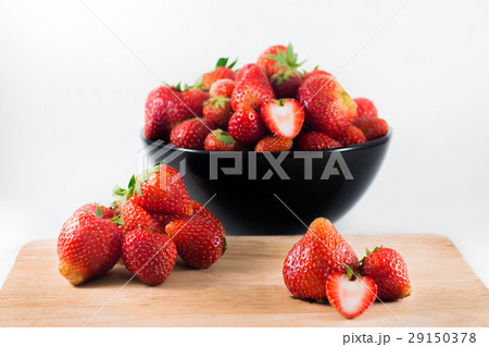 Strawberry isolated on white background 29150378