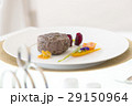 minimalistic dish steak with vegetables 29150964