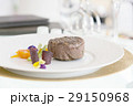 minimalistic dish steak with vegetables 29150968