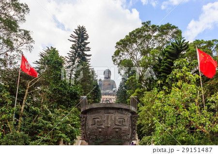 Tian Tan Buddha Statue at Polin monastery Tian Tan Buddha Statue at Polin monastery 29151487