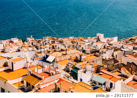 Aerial Panoramic View Of Peniscola City In Spain Aerial Panoramic View Of Peniscola City In Spain 29151577