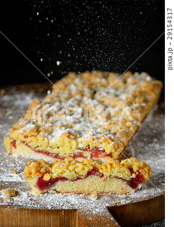 Homemade crumble cherry cake Homemade crumble cherry cake 29154317