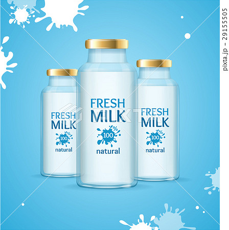 Milk Drink Concept. Vector 29155505