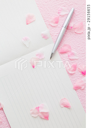 便箋とボールペン 29156655