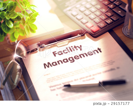 Facility Management Concept on Clipboard. 3d. Facility Management Concept on Clipboard. 3d. 29157177