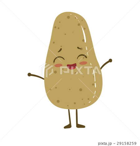 Potato Cute Anime Humanized Smiling Cartoon Potato Cute Anime Humanized Smiling Cartoon 29158259