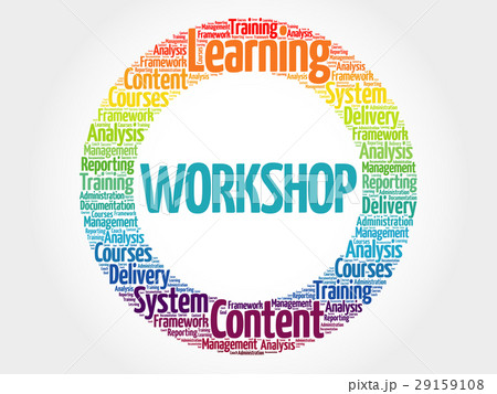 Workshop circle word cloud 29159108