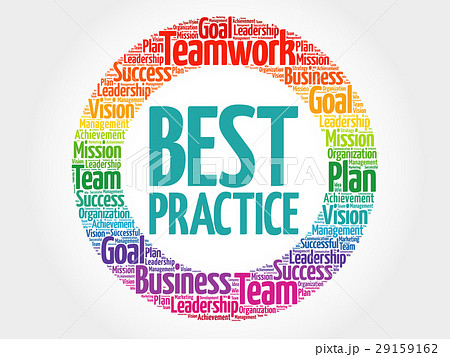 Best Practice circle word cloud 29159162